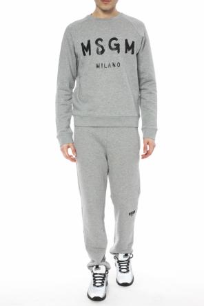 Logo-embroidered sweatpants, zdjęcie 2 Logo-embroidered sweatpants od MSGM